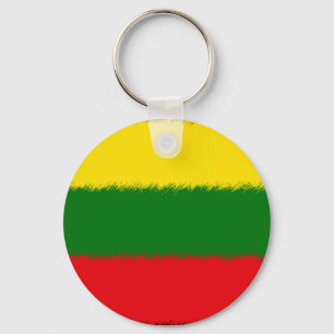 Lithuanian Flag Key Ring
