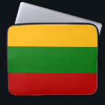 Lithuanian Flag Laptop Sleeve<br><div class="desc">More fun heritage pride gifts are available in my store!</div>