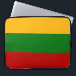 Lithuanian Flag Laptop Sleeve<br><div class="desc">More fun heritage pride gifts are available in my store!</div>
