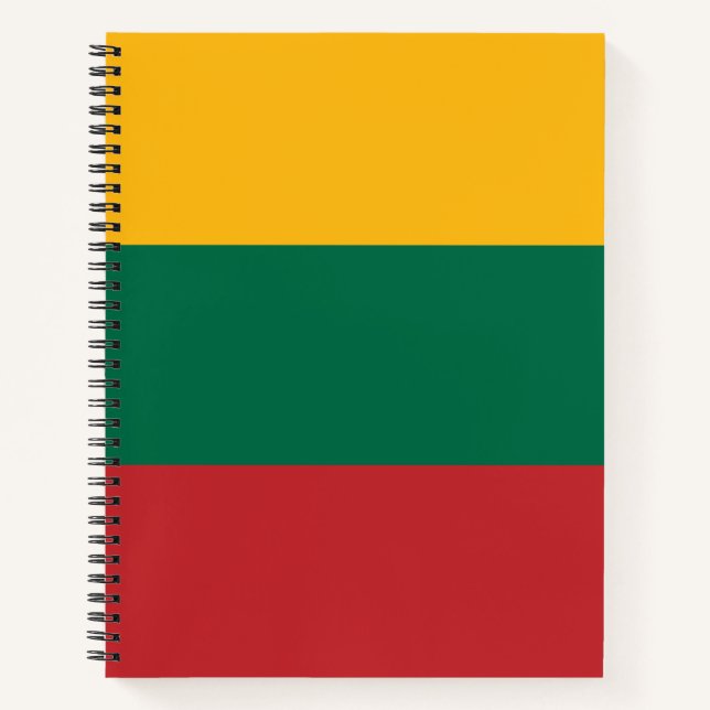 Lithuanian Flag Notebook (Front)