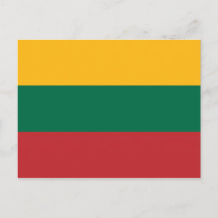 Lithuanian Flag Postcard