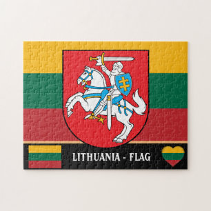 Lithuanian Flag Puzzle & Lithuania / Coat of Arms