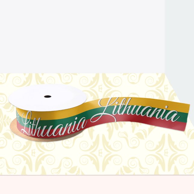 Lithuanian Flag Ribbon, fashion / sport, Lithuania Satin Ribbon (Creator Uploaded)