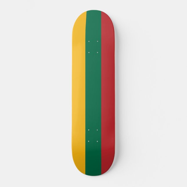 Lithuanian Flag Skateboard (Front)