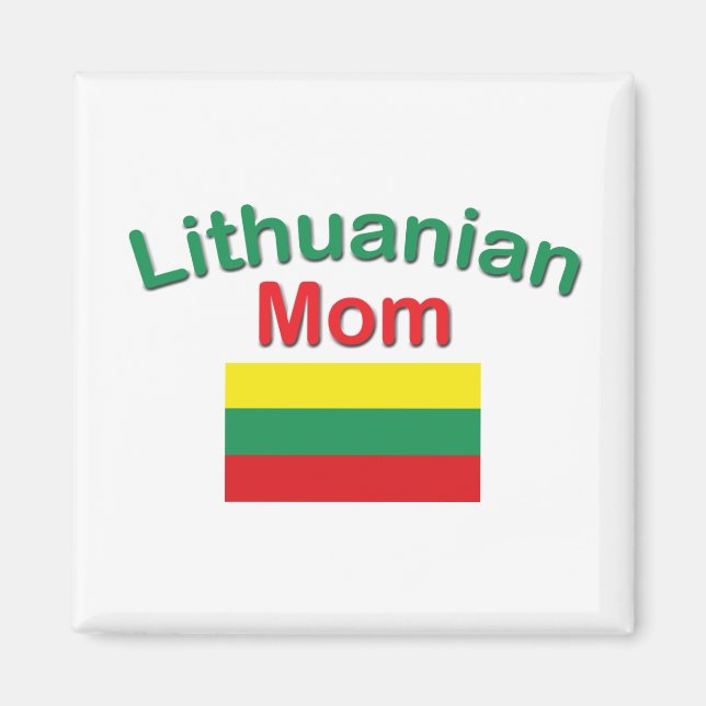 Lithuanian Mum Magnet (Front)
