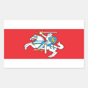 Lithuanian State Flag Rectangular Sticker