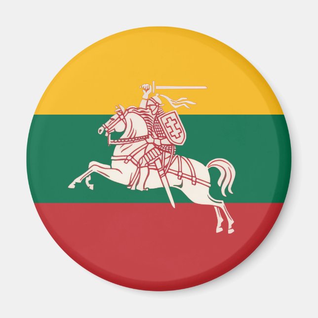 Lithuanian Vytis Magnet (Front)