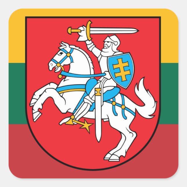 Lithuanian Vytis Sticker Set (Front)