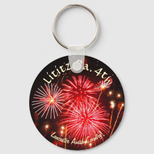 Lititz 4th of July Keychain