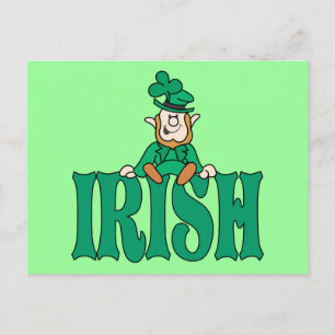 Litle Irish Leprechaun Postcard