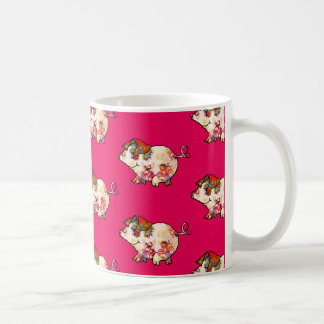 Litte Cosmic Love Pig Coffee Mug