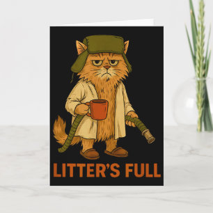 Litter’s Full Cat Parody Tee _3 Card