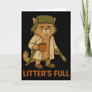 Litter’s Full Cat Parody Tee Card