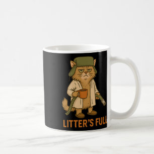 Litter’s Full Funny Cat Christmas Humor Quote Coffee Mug