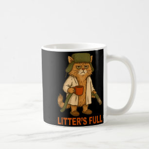 Litter’s Full Funny Cat Lovers Christmas Xmas  Coffee Mug
