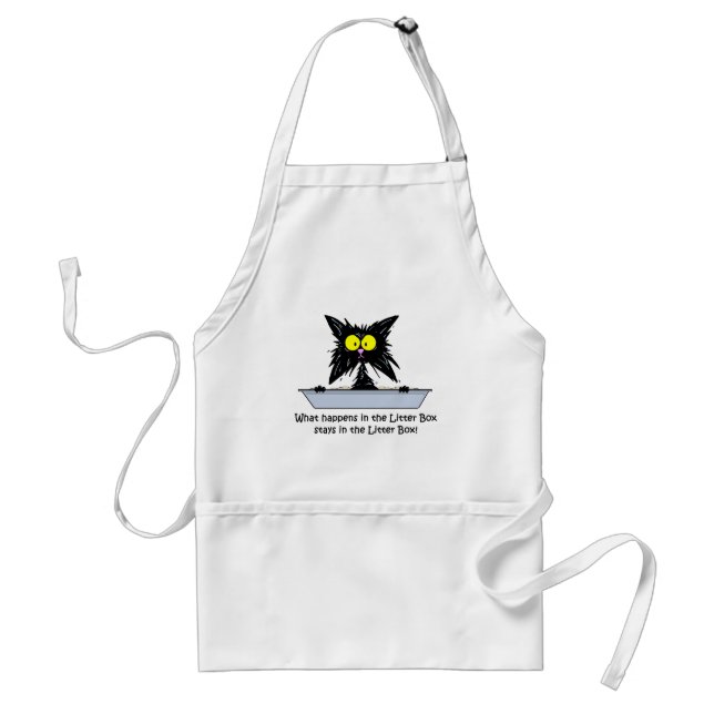 Litterbox Cat Standard Apron (Front)