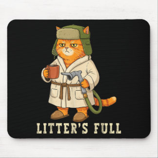 Litters Full Funny Cat Christmas Gpy For Cat Mouse Pad