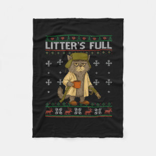 Litter's Full Funny Parody Outfit Sarcastic Christ Fleece Blanket