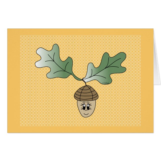Little Acorn Card (Front Horizontal)