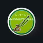 Little Adventurer 3 Cm Round Badge<br><div class="desc">This is a perfect badge for any little peter pan fans out there especially with the release of the new DVD in March!!</div>