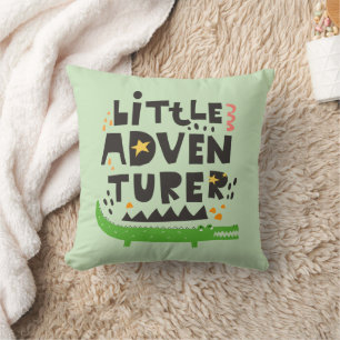 Little Adventurer Alligator Cushion