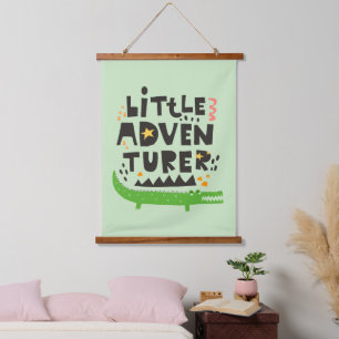 Little Adventurer Alligator Hanging Tapestry