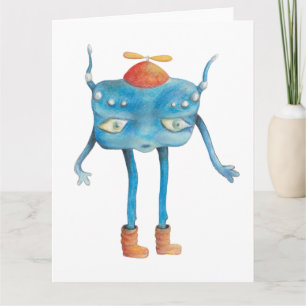 Little Alien Pi  Card