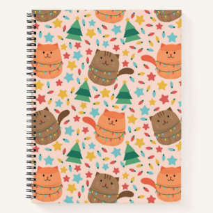 Little and Cute Christmas Cats Notebook