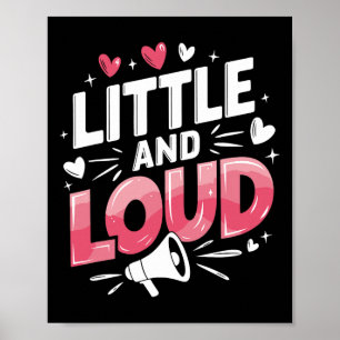 Little And Loud, Cheerer Cheerleader And Cheer Che Poster