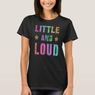 Little And Loud Cheerleading Team School Cheer Fly T-Shirt