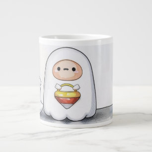 Little and small ghosts Halloween  Large Coffee Mug
