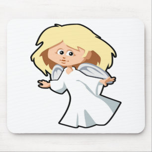 LITTLE ANGEL GIRL MOUSE PAD