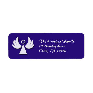 Little Angel Holiday Return Address Label