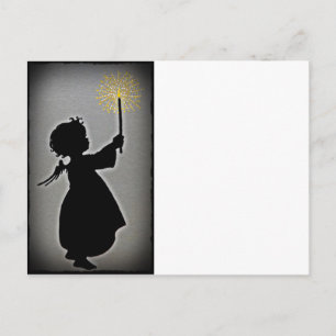 Little Angel Lets Her Light Shine Postcard