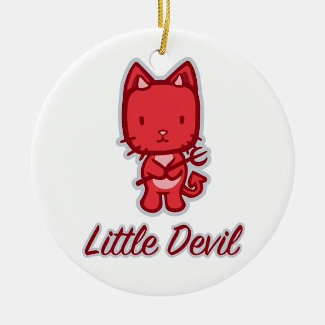 Little Angel...Little Devil Ornaments (Front)