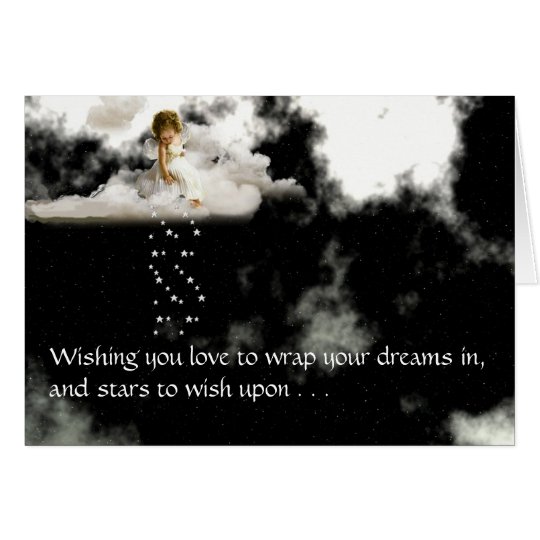 Little Angel on a Cloud Birthday Card
