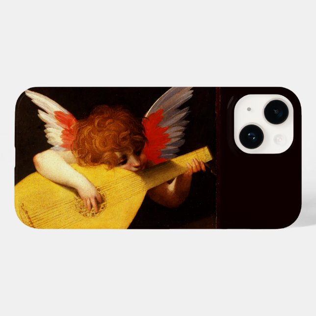 LITTLE ANGEL PLAYING LUTE Music Making Cherub Case-Mate iPhone Case (Back (Horizontal))