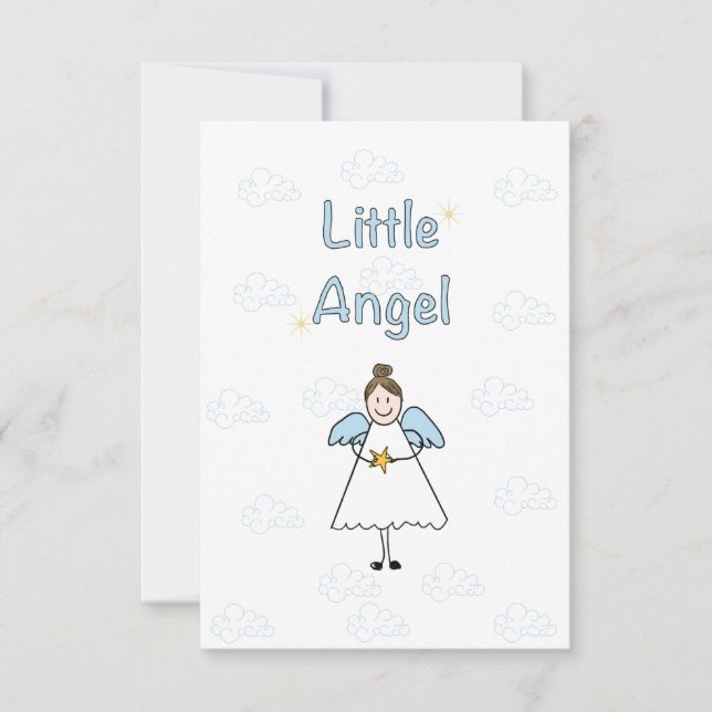 Little angel thank you card (Front)