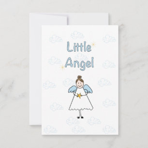 Little angel thank you card
