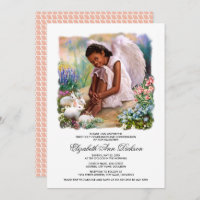 Little Angel with Bunnies Holy Communion