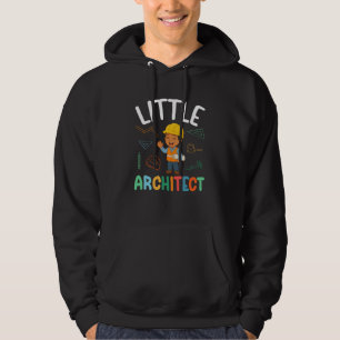 Little Architect Future Architect Boy Architecture Hoodie
