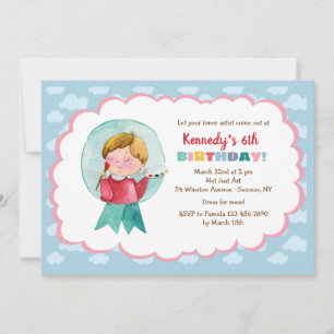 Little Artist Invitation