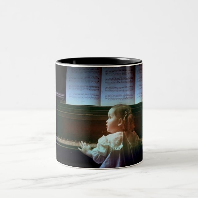 Little Artist -Mug- Two-Tone Coffee Mug (Center)
