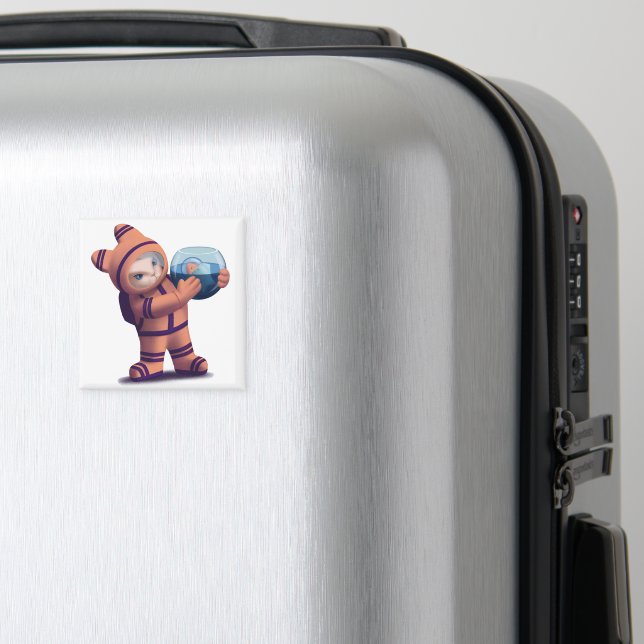 Little Astronaut Magnet (In Situ (Luggage))