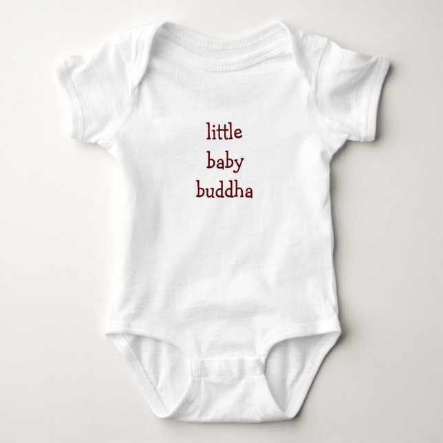 little baby buddha - An Official RW product Baby Bodysuit (Front)
