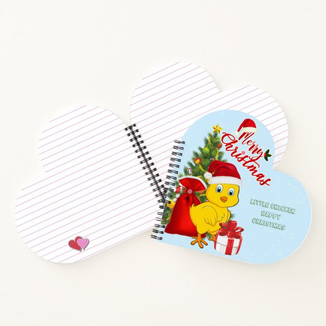 Little Baby Chicken Christmas Notebook (Inside)