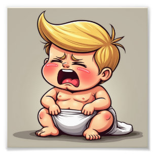 Little baby Donald Photo Print