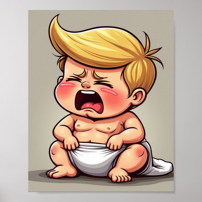 Little baby Donald Poster (Front)