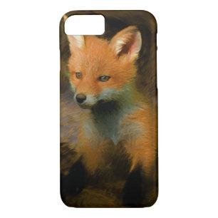 Little Baby Fox Cub Portrait iPhone 8/7 Case