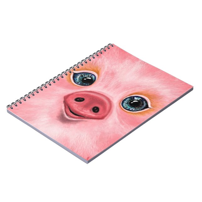 Little Baby Piggy - Smile Notebook (Left Side)